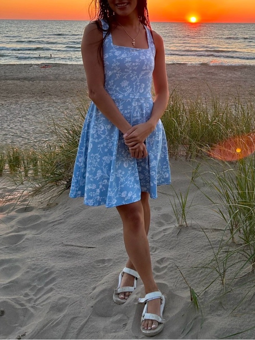 Laura Ashley Floral Athletic Dress + Shorts